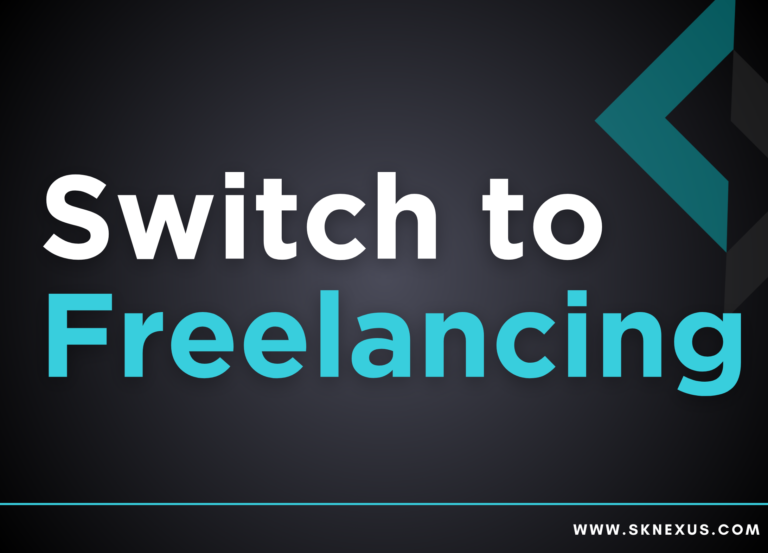 Read more about the article Switch To Freelancing: Why Consider It?