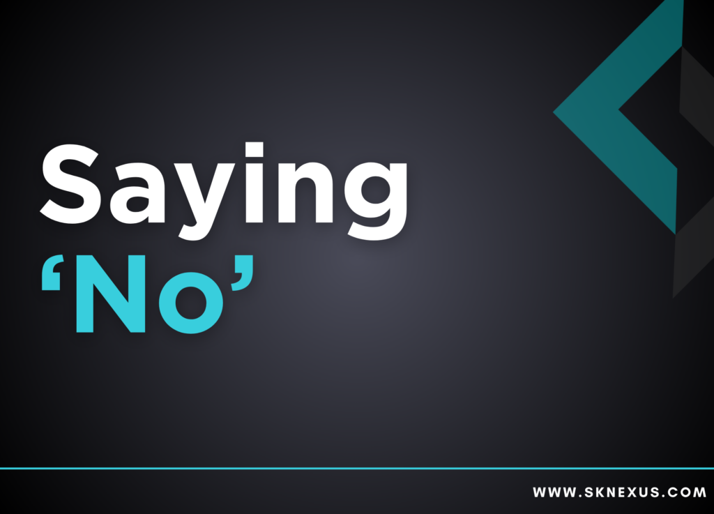 Say No, Without Saying ‘No’