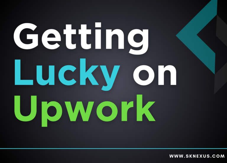 Read more about the article Getting Lucky on Upwork