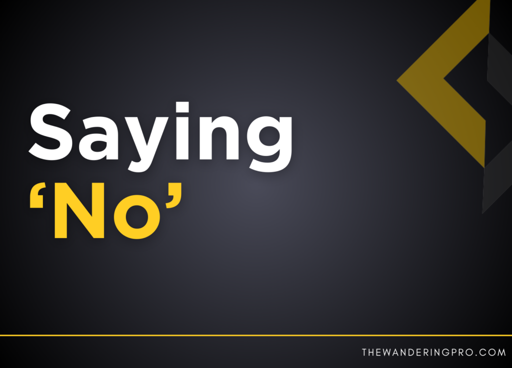 Say No, Without Saying ‘No’